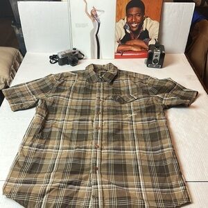 O’Neill plaid button down shirt